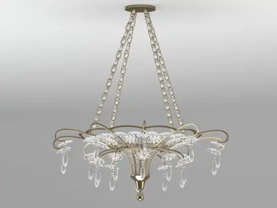 Chandelier 02 3D model
