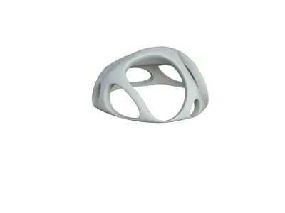 SciFi Cube Object No 47987 Low Poly Shape Low-poly 3D model