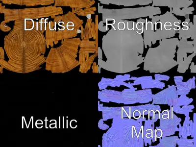 Wicker Pendant Lamp Model Pack Low-poly 3D model