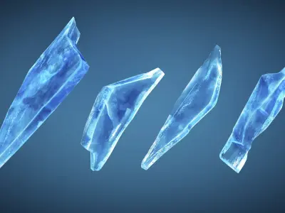 Ice Shards 3D model
