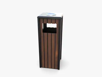 Trash can v4 3D model