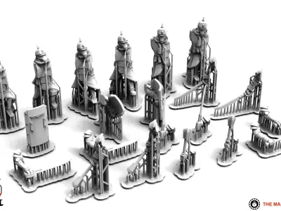 Valour Korps - Trench Raiders 3D print model