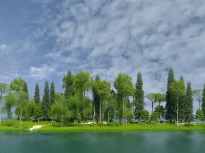 Golf Course 02 3D model