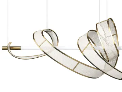 Afralia Modern Indoor Pendant Light Chandelier for Dining Room 3D model