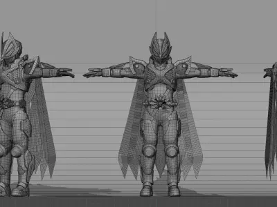 Kamen Rider Geats 9 3D model
