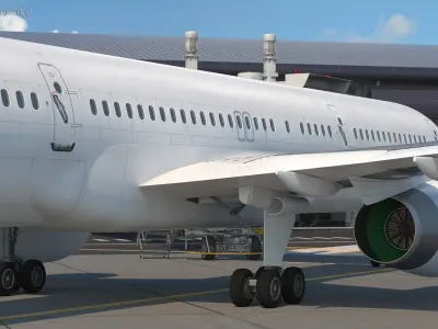  Boeing 757-200 with Cockpit 