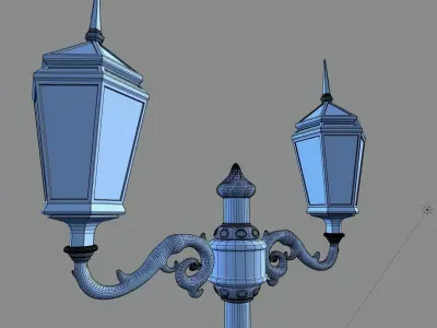 Valparaiso Street Light 3D model