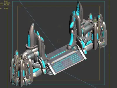 Space Station - City Gate 02 3D model