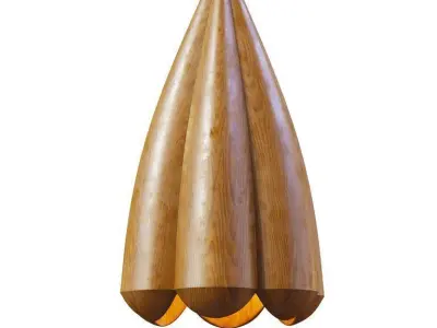 Laszlo Tompa Flower pendant light 3D model