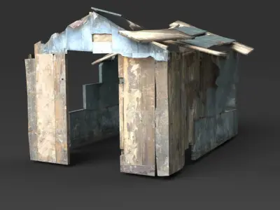 Junk town 3D model
