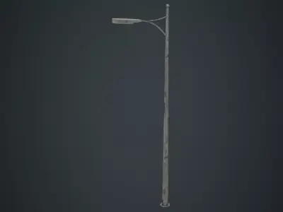 Street Light 5B Low-poly 3D model