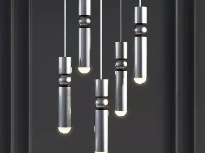 Fulcrum Light Polished Chrome Lee Broom 3D model