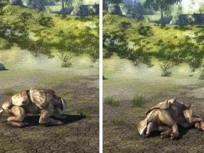 Fantastic Creature 4 Low-poly 3D model