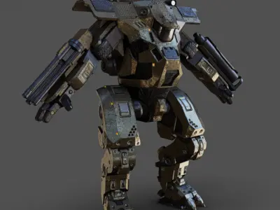Mech 11 - Read Description Low-poly 3D model