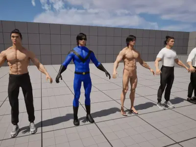  Mr K Hero Big Sale Low-poly 3D model