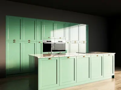 50-Kitchen2 glossy 5 3D model