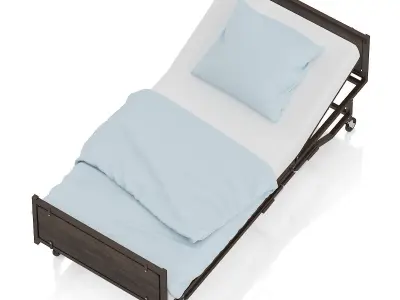 Hospital Bed 3D model