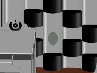 Villa bed room 3D model