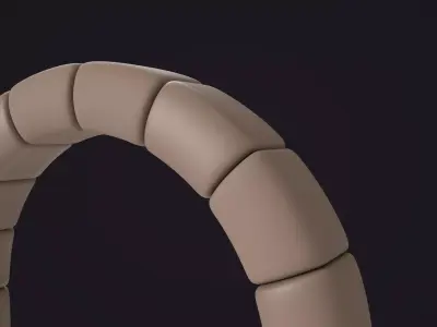 Stylized Stone Archway 3D model