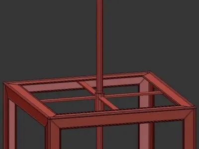 Quoizel Burwell 4 3D model