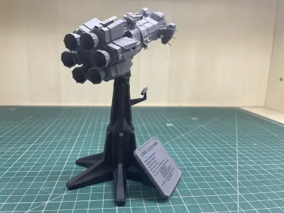 Expanse UNN Truman Class Dreadnought 3D print model