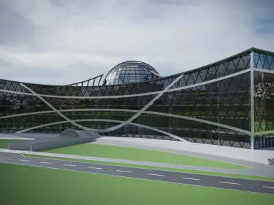 Science centre 3D model