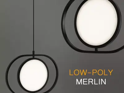 Dory chandeleir 3d model Low-poly 3D model