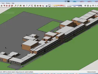 Pack SKP SCHOOL B1-B10 3D model