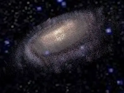 Milky Way Galaxy 3D model