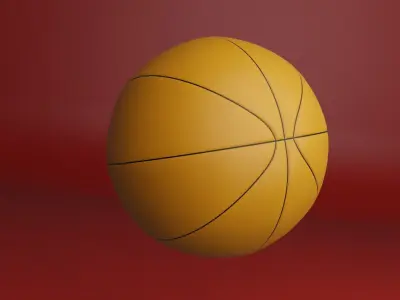 Basketball model ball 3D print model