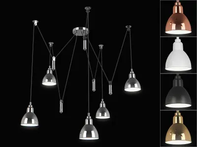76105x Acrobata Lightstar Pendant Lamp 3D model
