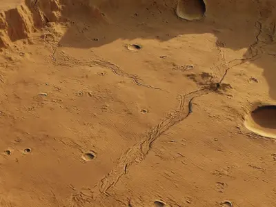 Crater 3D model Low-poly 3D model