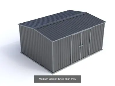 Metal Sheds 3D Model Pack