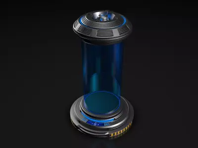 Sci Fi Liquid Container 3D model purchase