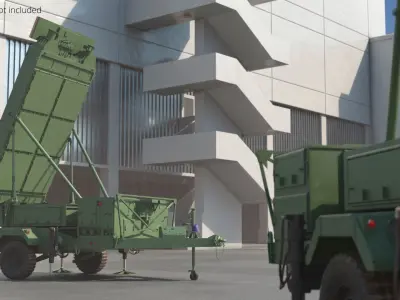  Ground Air Task Oriented Radar Deployed Rigged 