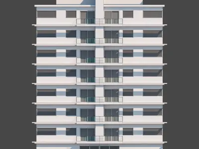 Archviz - Surrounding Composition 02 3D model