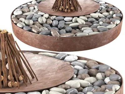 Fire Pit Zen Ak47  3D model