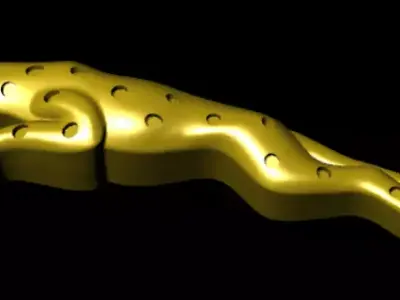 Panther Pendant 3D Model Luxury Jewelry Ready Design 3D print model