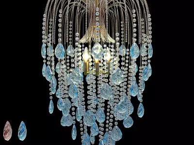 Crystal Chandelier Collection 004 3D model