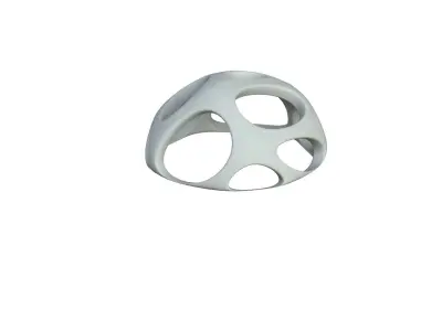 SciFi Cube Object No 57138 Low Poly Shape Low-poly 3D model