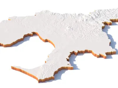 Melbourne City Australia 3D model
