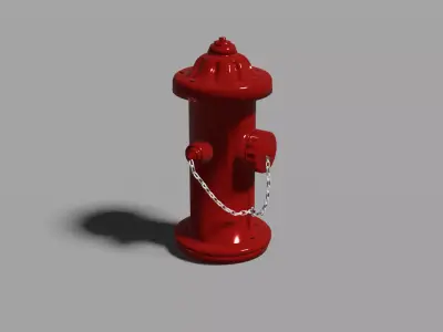 Fire Hydrant  Free low-poly 3D model