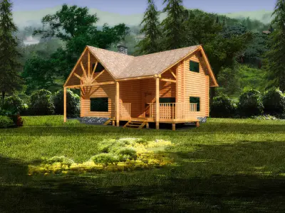 Mountain House 3D model buy