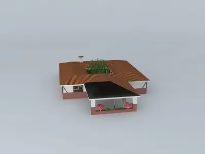 Zen House Free 3D model