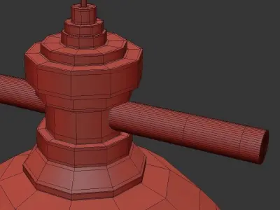 NORWAY light pendant lamp - teal 3D model