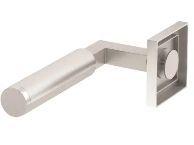 Eurospec Fagus Square Mitred Stainless Steel Door Handle 3D model