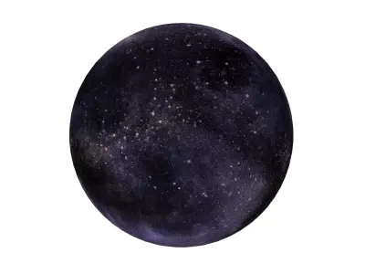 HDRI Panoramic Sky - 360 starfield - BEST SELLER Low-poly 3D model