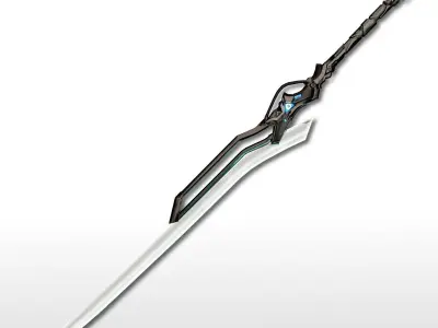 Ice Blade Low-poly 3D model