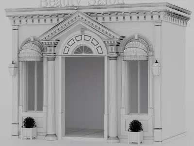 Children playhouse Beauty Salon for kids 3D model