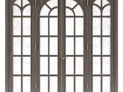 Partition door 3D model